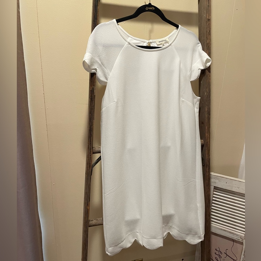 White dress by Monteau